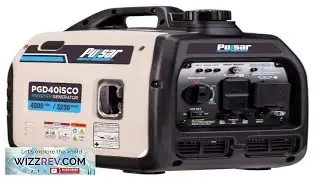 Pulsar 4000W Super Quiet Gas Inverter Generator with CO Sentry (PGD40iSCO)
