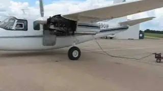 Aero Commander 520 startup & runup