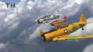 World War II planes fly into Dubuque