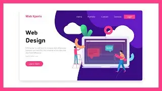Adobe XD Landing Page Design Tutorial with unDraw | Adobe XD Web Design Tutorial