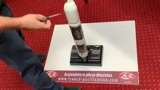Comment extraire la batterie du balai laveur Novolux