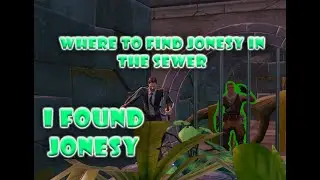 FORTNITE FINDING JONESY IN THE SEWER!! JONESY GUIDE!!