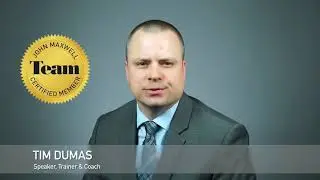 Tim Dumas of Servus Leadership, Certified John Maxwell Team Speaker, Coach & Trainer