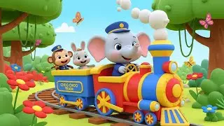 Choo Choo Train Adventure Song for Kids | Fun Vehicle & Nursery Rhymes 🚂🎶
