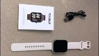 TOOBUR Montre Connectée Femmes Hommes, JOLIE MONTRE CONNECTÉ COMPATIBLE AMAZON ALEXA 👍