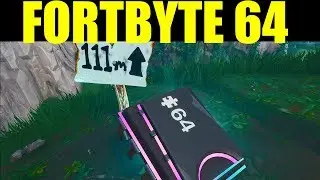 Fortbyte 64 Location -  Accessible by rox on top of stunt mountain (Fortbyte Challenge 64)