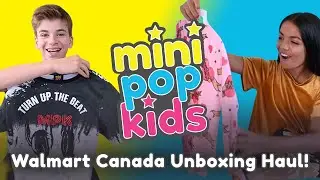 MPK Reacts! Seeing our Walmart Canada Clothing Line for the FIRST TIME! | Unboxing Haul