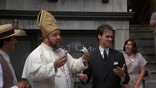 Johnny Dangerously (1984) Old Neighborhood With The Pope (Dom Deluise)