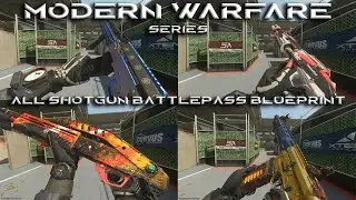ALL Modern Warfare 2-3 : All Shotgun Battlepass Season 1-6 Blueprint Showcase 4K