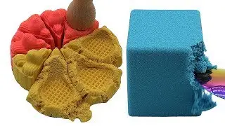 Satisfying & Relaxing ASMR Compilation #18 | Kinetic Sand Smoosh & Cutting