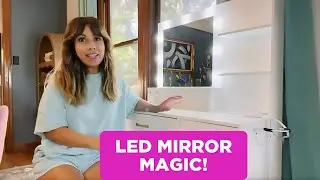 YITAHOME Vanity Desk with Mirror Review &mdash; LED Lights, Storage & Power Station
