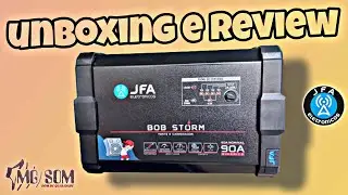 UNBOXING E REVIEW FONTE JFA BOB STORM 90 AMPERES
