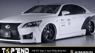 AIMGAIN VIP GT Type-1 Aero Wide Body Kit (FRP), Lexus LS460 / LS600h 2013-2017 F Sport