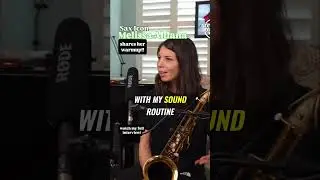 Sax Icon Melissa Aldana Shares Her Warmup! #jazzmasters #saxophone #jazzmusic #saxophonelessons