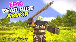 DAY 6 - New Bear Hide Armor is Epic! - Vintage Story 1.21 (2025) - Ep 6