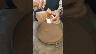 Making Turkish sand coffee