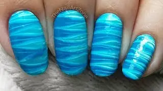 Nail art n&deg;57 | DIY nail art stickers & dry marble