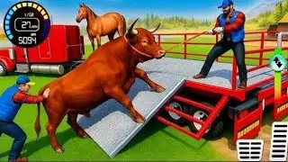 Animal Cargo 🦛🦏🦒Transport 🚚🛻🚐 American Truck Driving in USA City