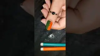 Part-2 Saffron+Green orange🧡💚#viralvideos#challenge#dottingart##nailart#youtubeshorts#trending#share