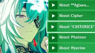 ANAXA Talks About CASTORICE, CIPHER, PHAINON & Others Honkai Star Rail Lore Voice Lines HSR 3.2