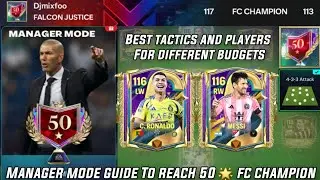 50 🌟 ЛУЧШИХ ТАКТИЧЕСКИХ РУКОВОДСТВ ПО РЕЖИМУ МЕНЕДЖЕРА В FIFA CHAMPION FC MOBILE 26 И ЛУЧШИЕ ИГРО...