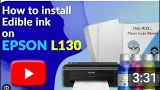 First Time Sublimation Ink In Epson L130 Sublimation Printer, Complete Setup Printer for Sublimation