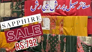 Sapphire 50% Off Winter Sale 2022||Printed & Embroidered Dresses With prices Rs:792 #sale #sapphire