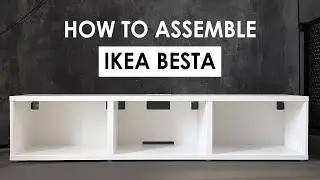 Cara Merakit IKEA BEST&Aring;, Meja TV