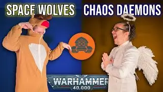 Space Wolves vs Chaos Daemons | Warhammer 40,000 Battle Report