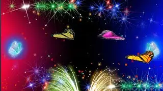 Red color light Trending black screen effect background video HD | stars Templet Black screen effect