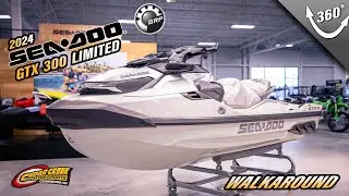 Walkaround | 2024 Sea-Doo GTX™ Limited 300 White Pearl Premium