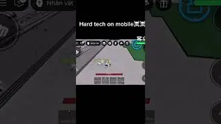 Back dash cancel on mobile☠️|#thestrongestbattlegrounds #roblox #tsb #game #robloxedit