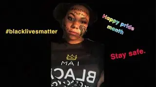 Black lives matter and pride month inspired makeup |informative video|