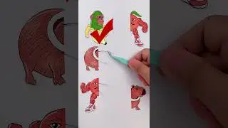 DIY Matching Puzzle Game &ndash; Handmade Fun🧩#funny #diy #italianbrainrot