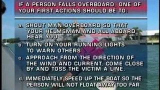 Man Overboard - United States Power Squadrons boating tutorial