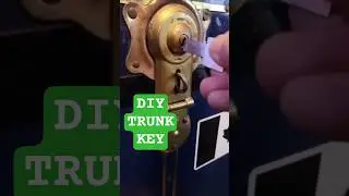 Самодельный ключ для пароходного чемодана (древняя технология)
