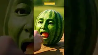 The Watermelon that eats itself #WatermelonEatsItself #TalkingFruit #EaterAndEaten