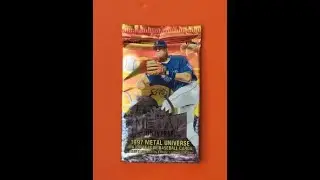 1997 FLEER METAL UNIVERSE HOBBY baseball pack w/Randy Johnson, Mike Mussina & Sammy Sosa!