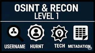 OSINT & Recon Level 1 | Username Hunt, Image Metadata, Website Tech Detection 🔍💻