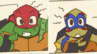 Raph and Leo giving 