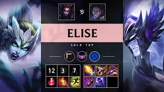 Elise Top vs Sylas - EUW Master Patch 25.15