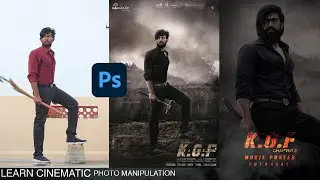 KGF Chapter 2 | KGF Chapter 2 Photo Editing  KGF Movie Poster Tutorial PhotoshopTutorial PCREATIONZ