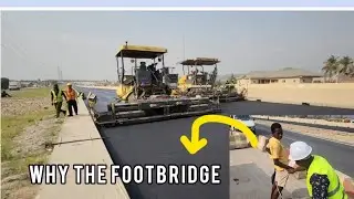 Why Ghanaian Don't Like  Footbridge | Good Work Done,Perfect Asphalting and Footbridge Constructionl