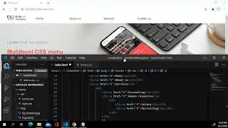 9 - Show And Hide Sub Menu On Hover : CSS Menu