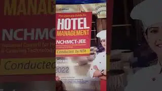 Best book for nchmct jee entrance exam❤// subscribe for pdf of this book🤞#nchmct #shorts #nta