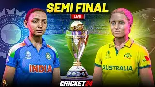 India Women vs Australia Women Semi Final Match | ICC Women&rsquo;s ODI World Cup 2025 | Cricket 24 Live