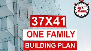 37 X 41 feet house Plan । 1500 sqft GHAR KA NAKSHA