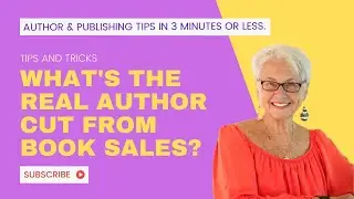 What's the Real Author Cut from Book Sales? #books #bookpublishing