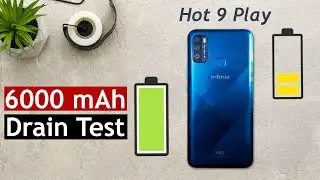 Infinix Hot 9 Play 6000 mAh Battery Drain Test ⚡⚡ - Phonebolee