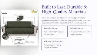 Reversible Couch Cover Sofa
